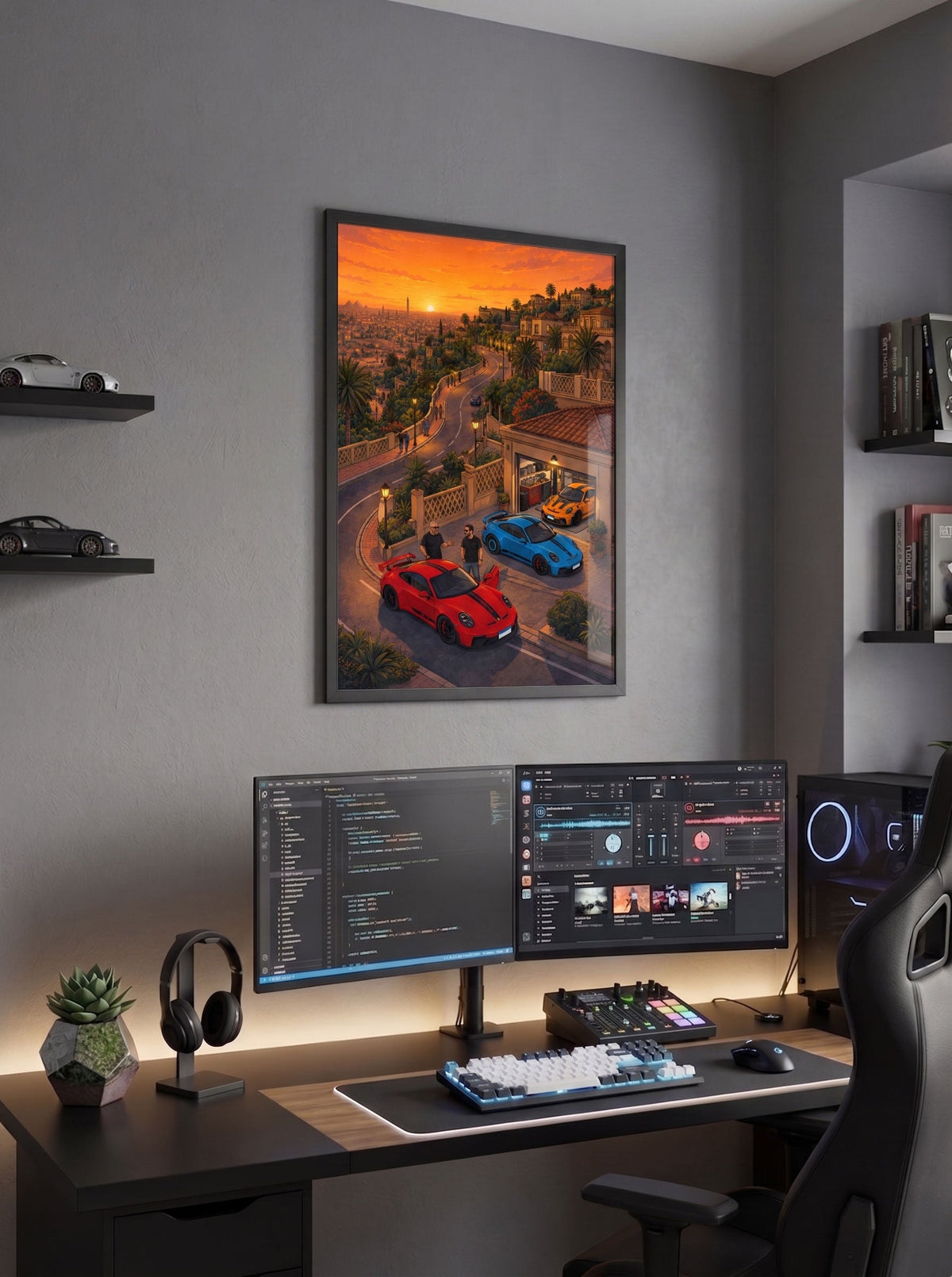 Framed posters
