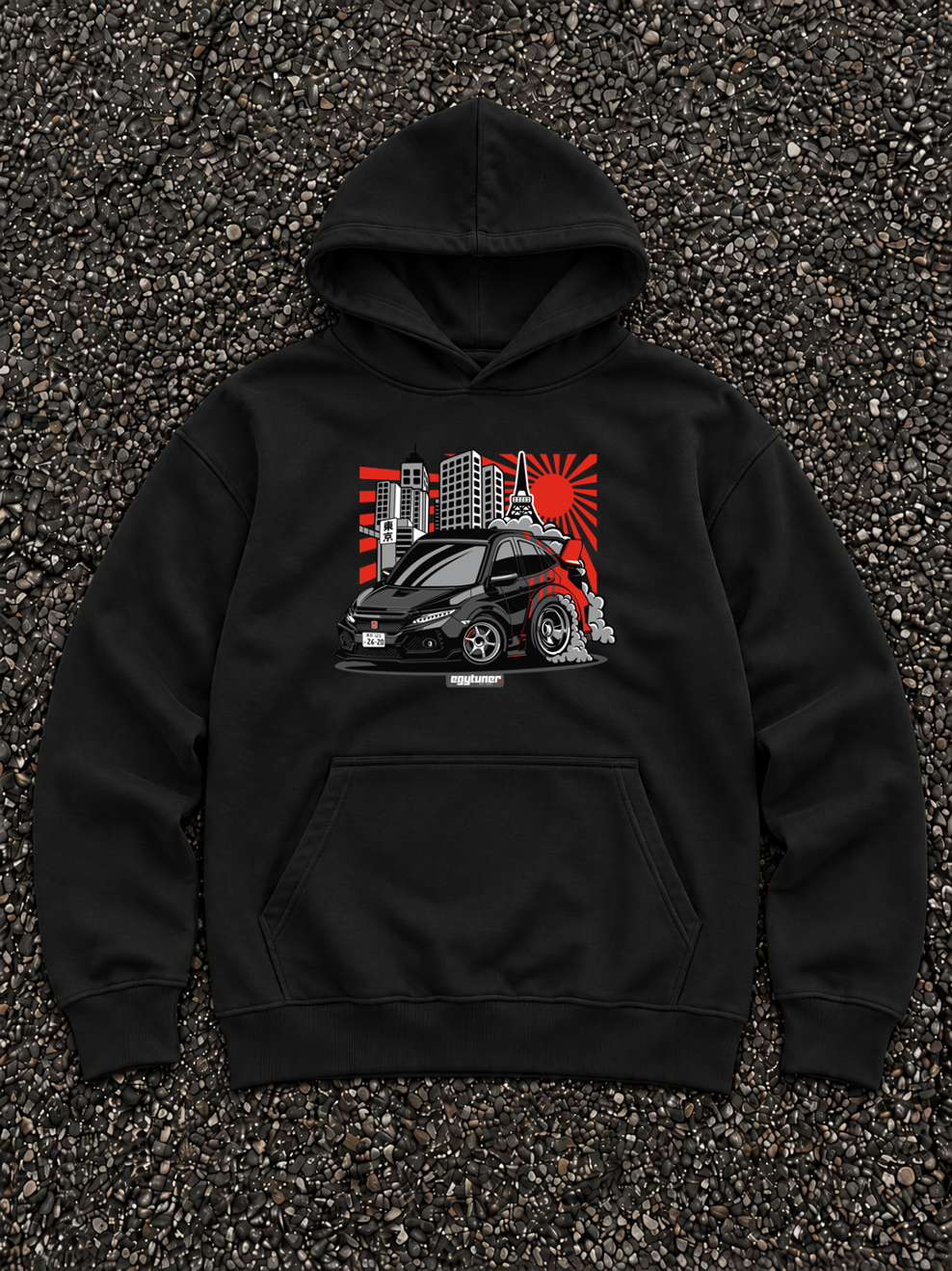 Type-R Japan hoodie Black
