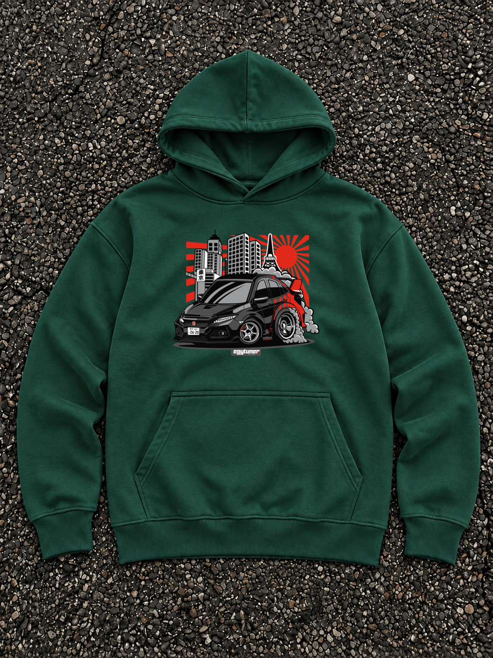 Type-R Japan hoodie Green