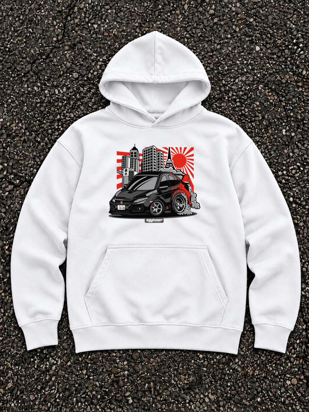 Type-R Japan hoodie White
