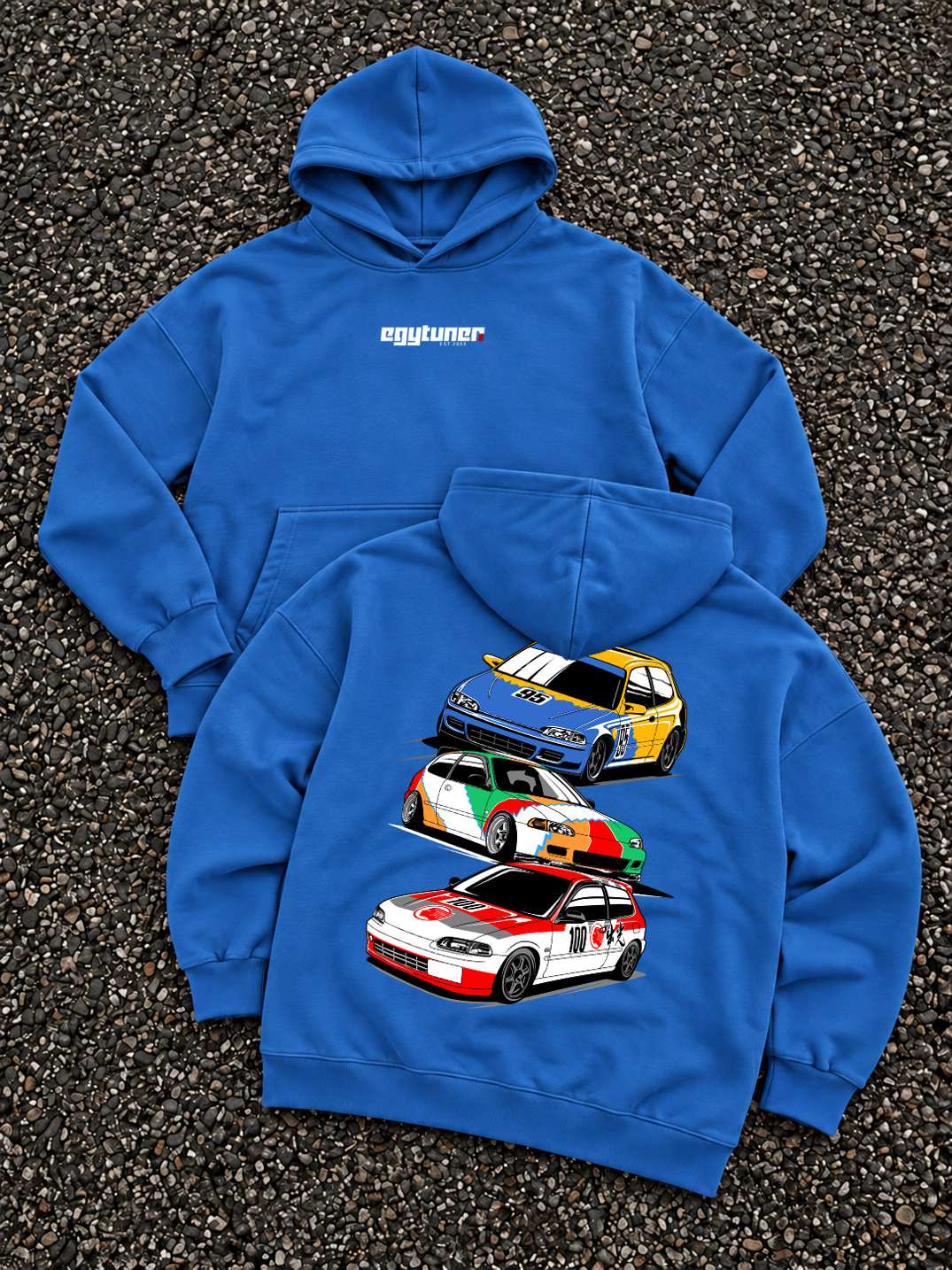 EG Racing hoodie blue