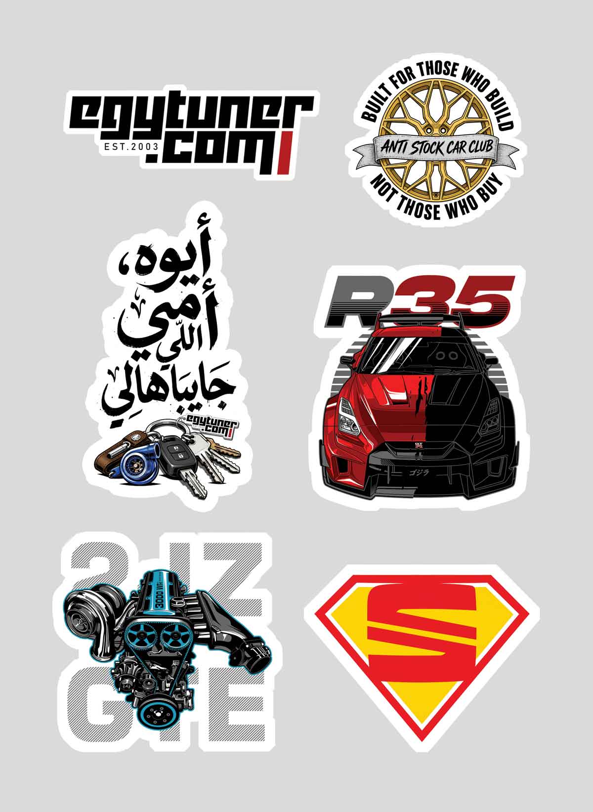Laptop Sticker Sheet 2