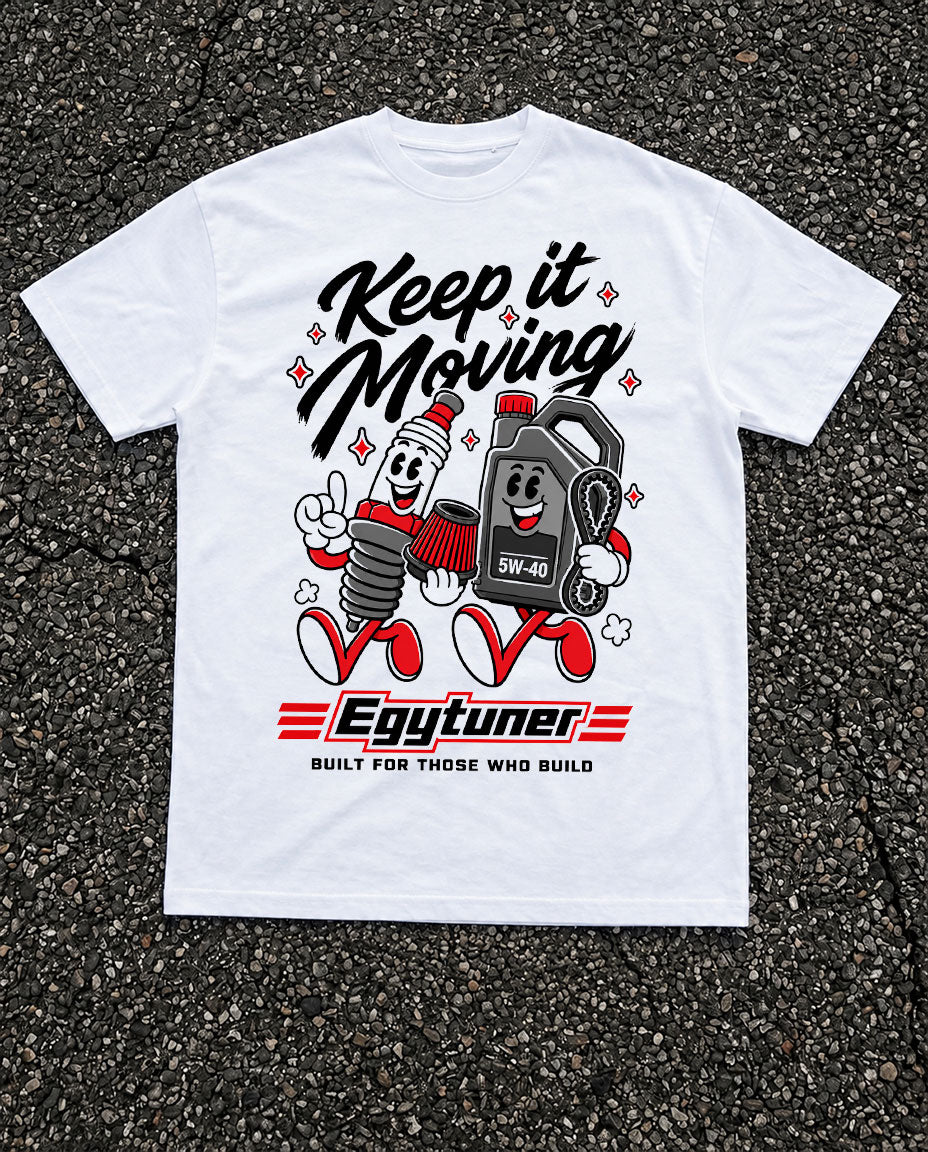 Keep It Moving - Oversized Light Tee