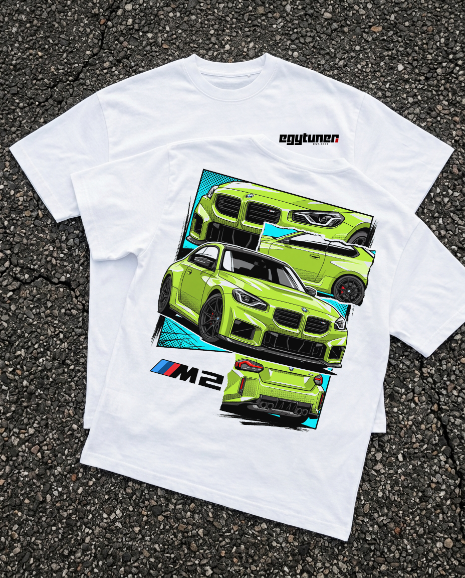 M2 - Lime - Oversized Tee