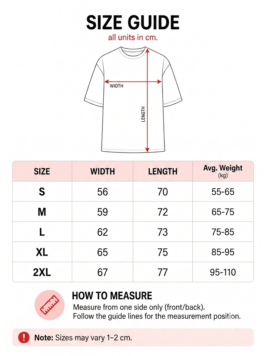 Oriental Dish - Oversized Light Tee