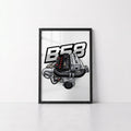 B58 Engine - Framed Poster