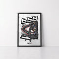 B58 Gasket - Framed Poster