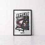 B58 Gasket - Framed Poster