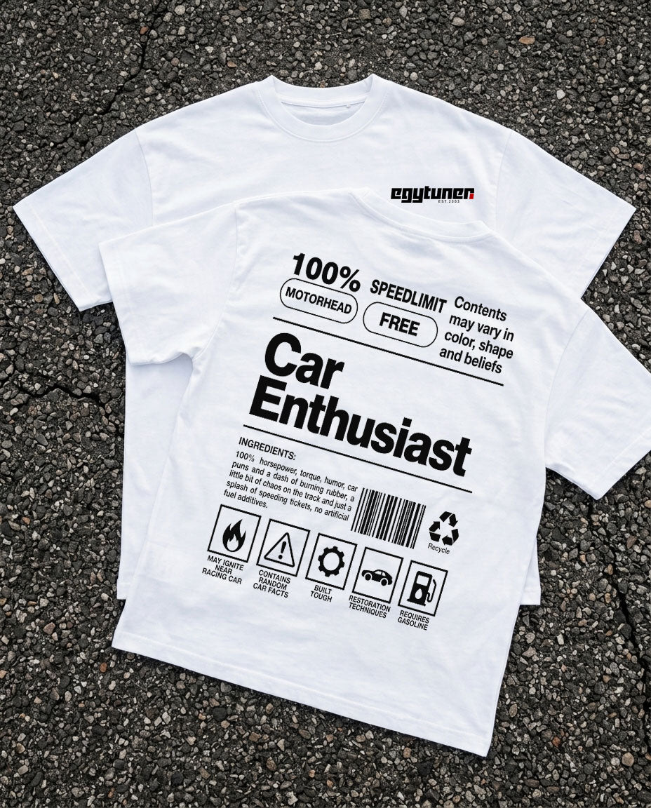 Car Enthusiast - Oversized Light Tee