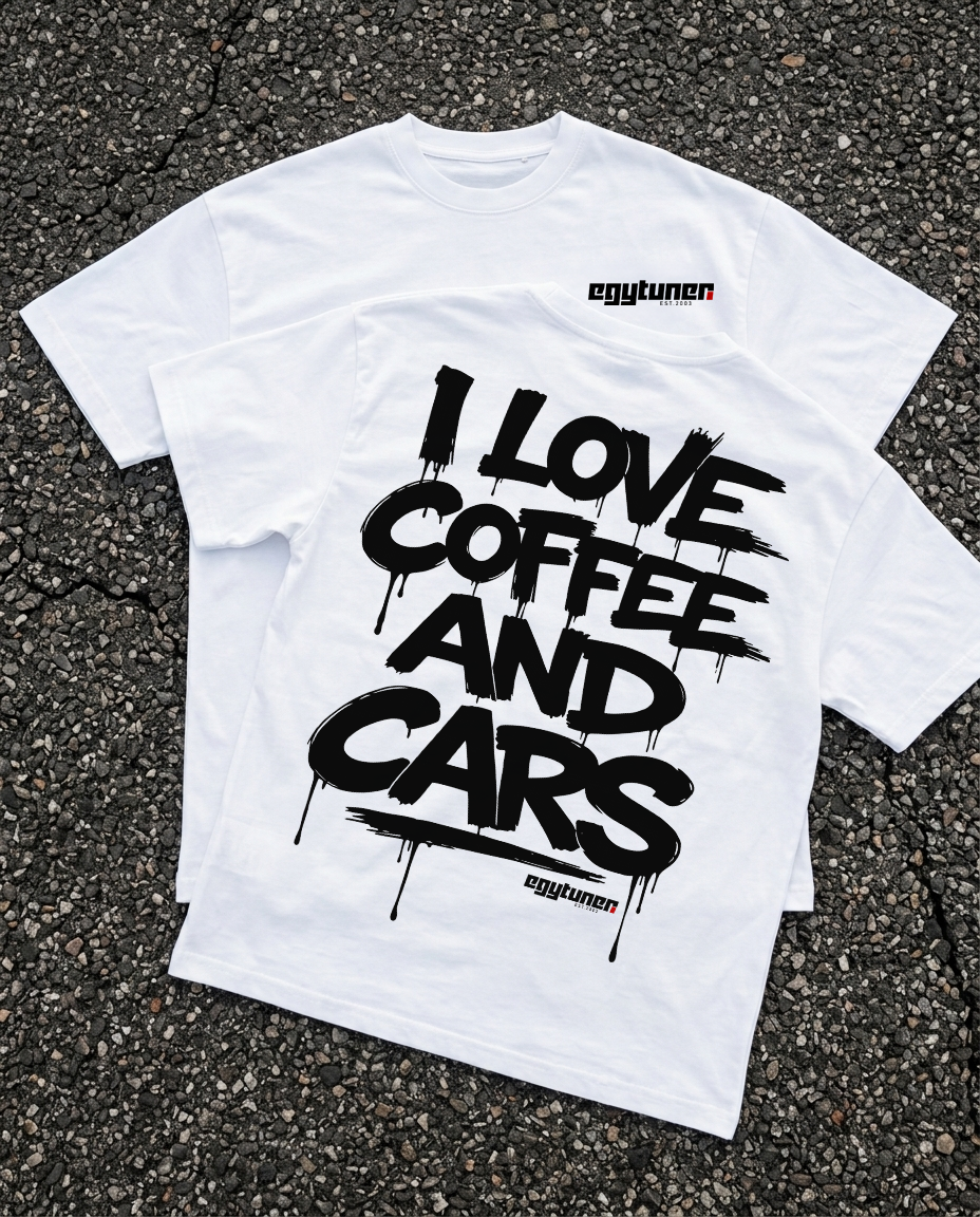 Coffee & Cars - Oversized Light Tee