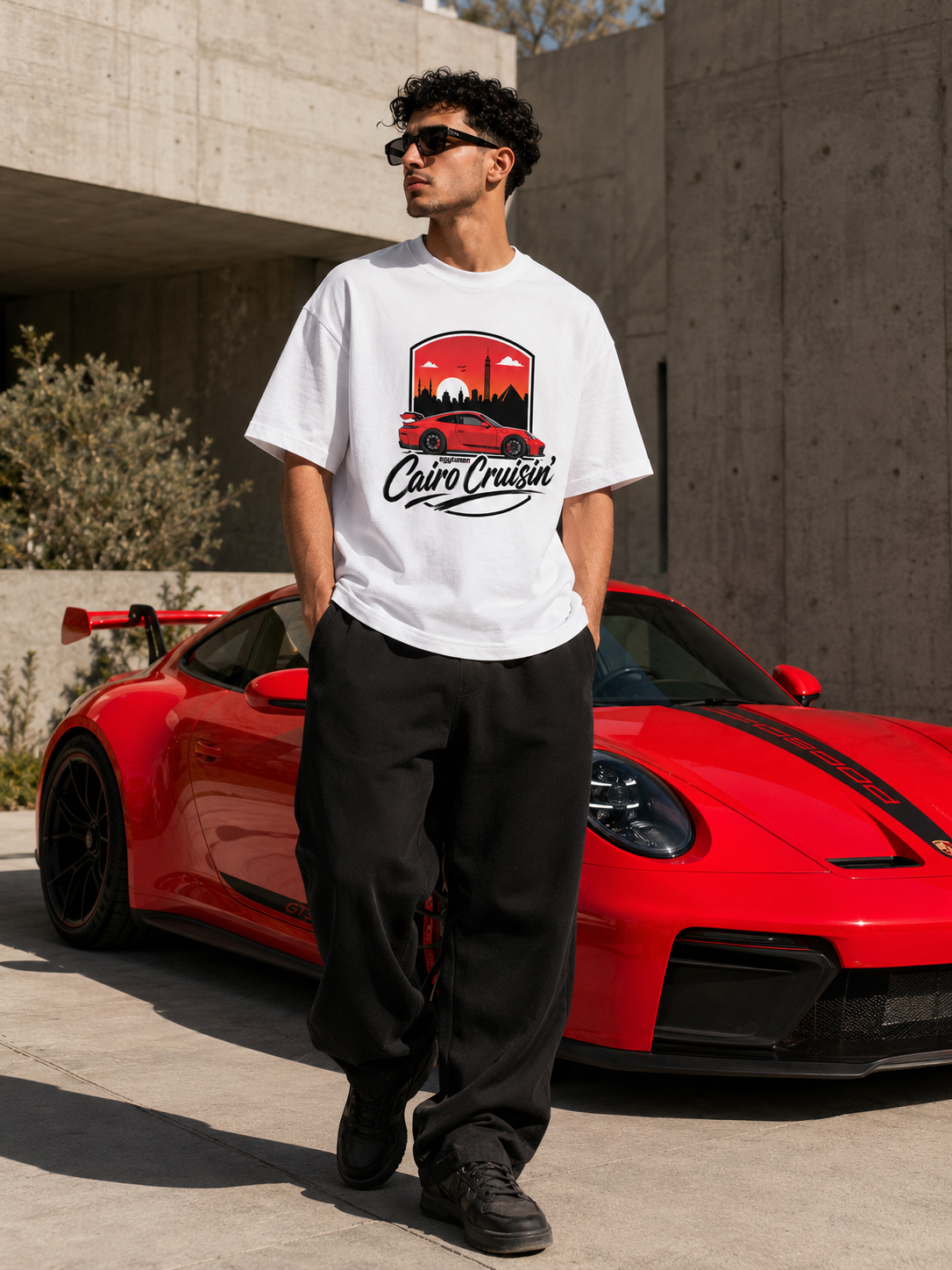 Cairo Cruisin - Oversized Light Tee