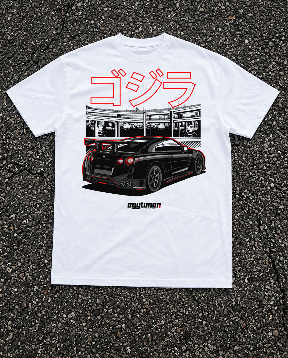 Godzilla GT-R - Oversized Light Tee