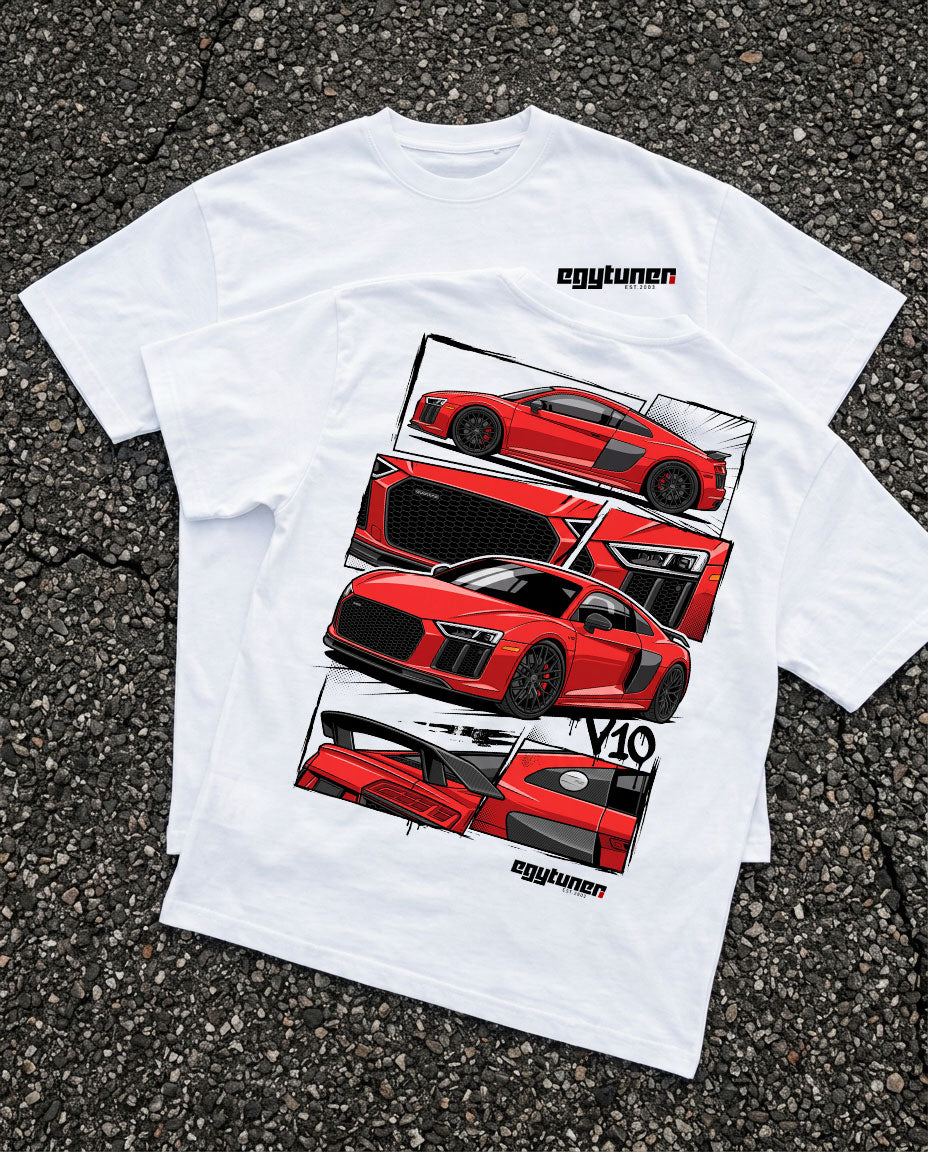 R8 V10 - Oversized Light Tee