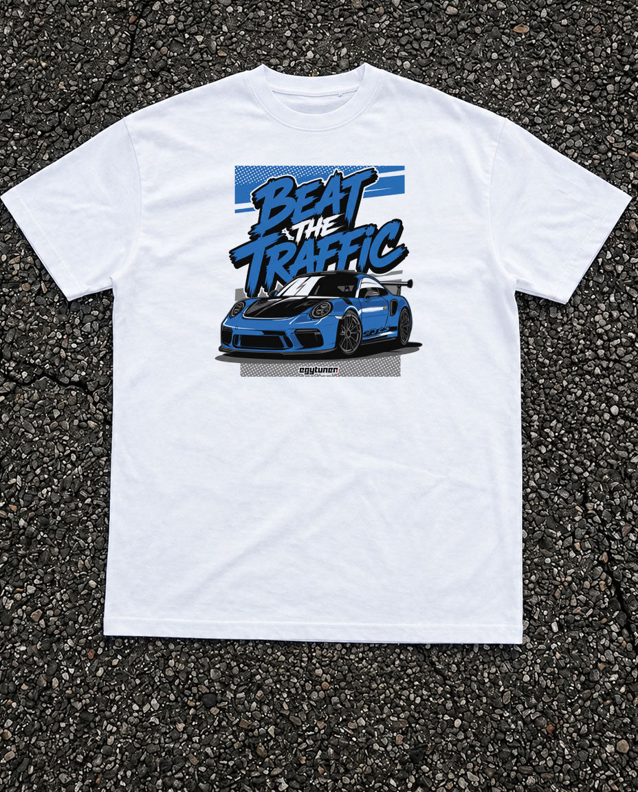 Beat The Traffic - Oversized Light Tee