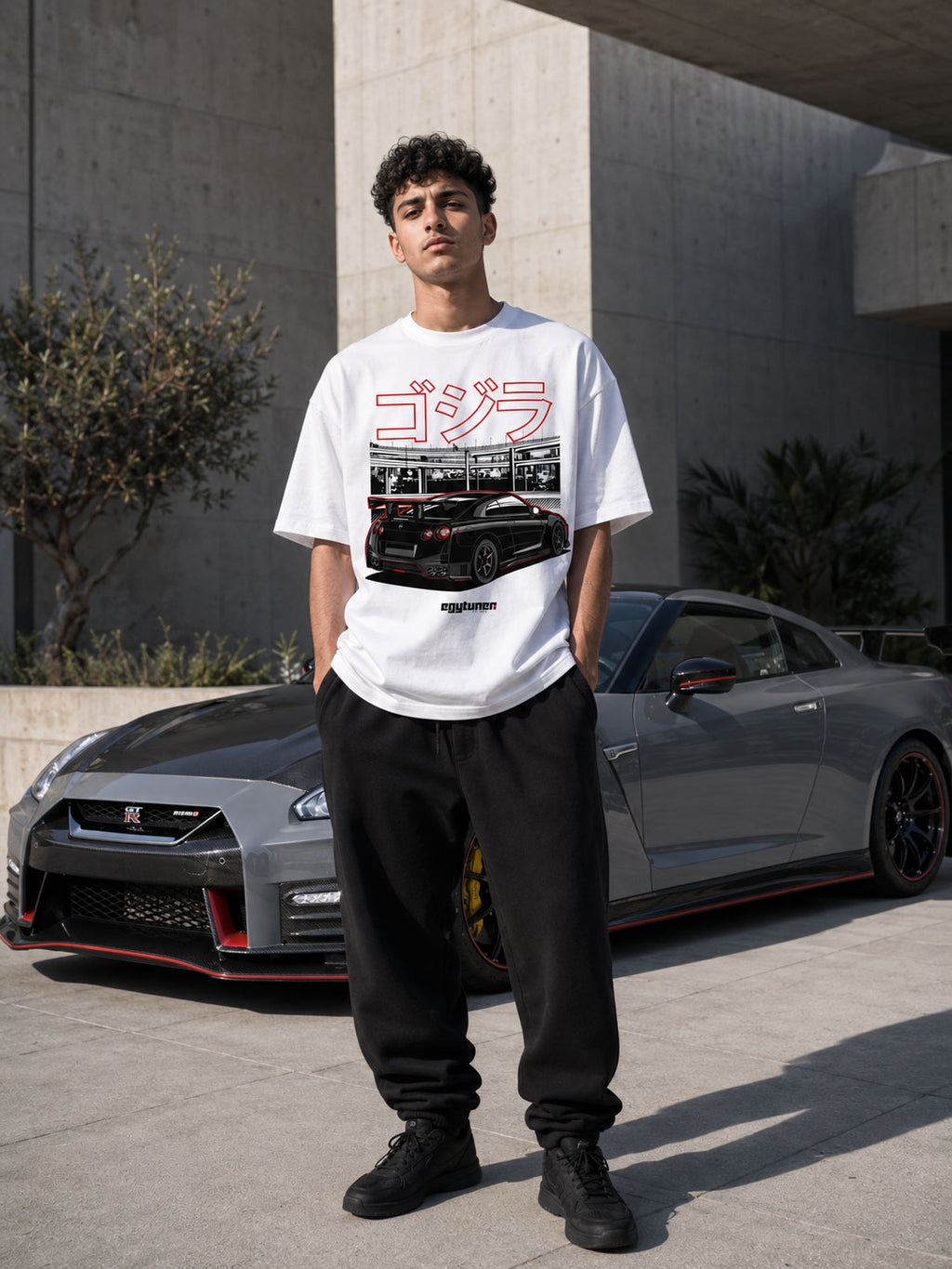Godzilla GT-R - Oversized Light Tee