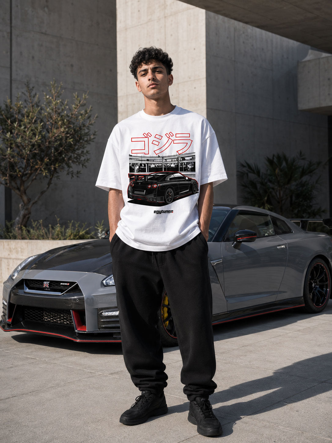 Godzilla GT-R - Oversized Light Tee