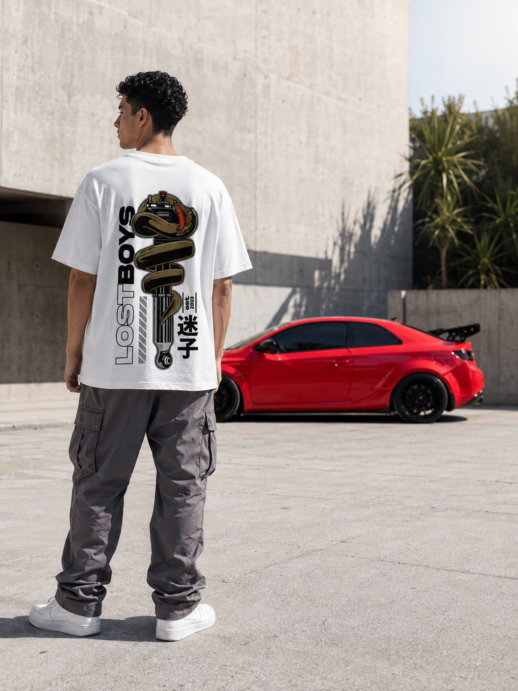 Lost Boys Snake - Oversized Light Tee