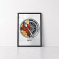 Oriental Dish - Framed Poster