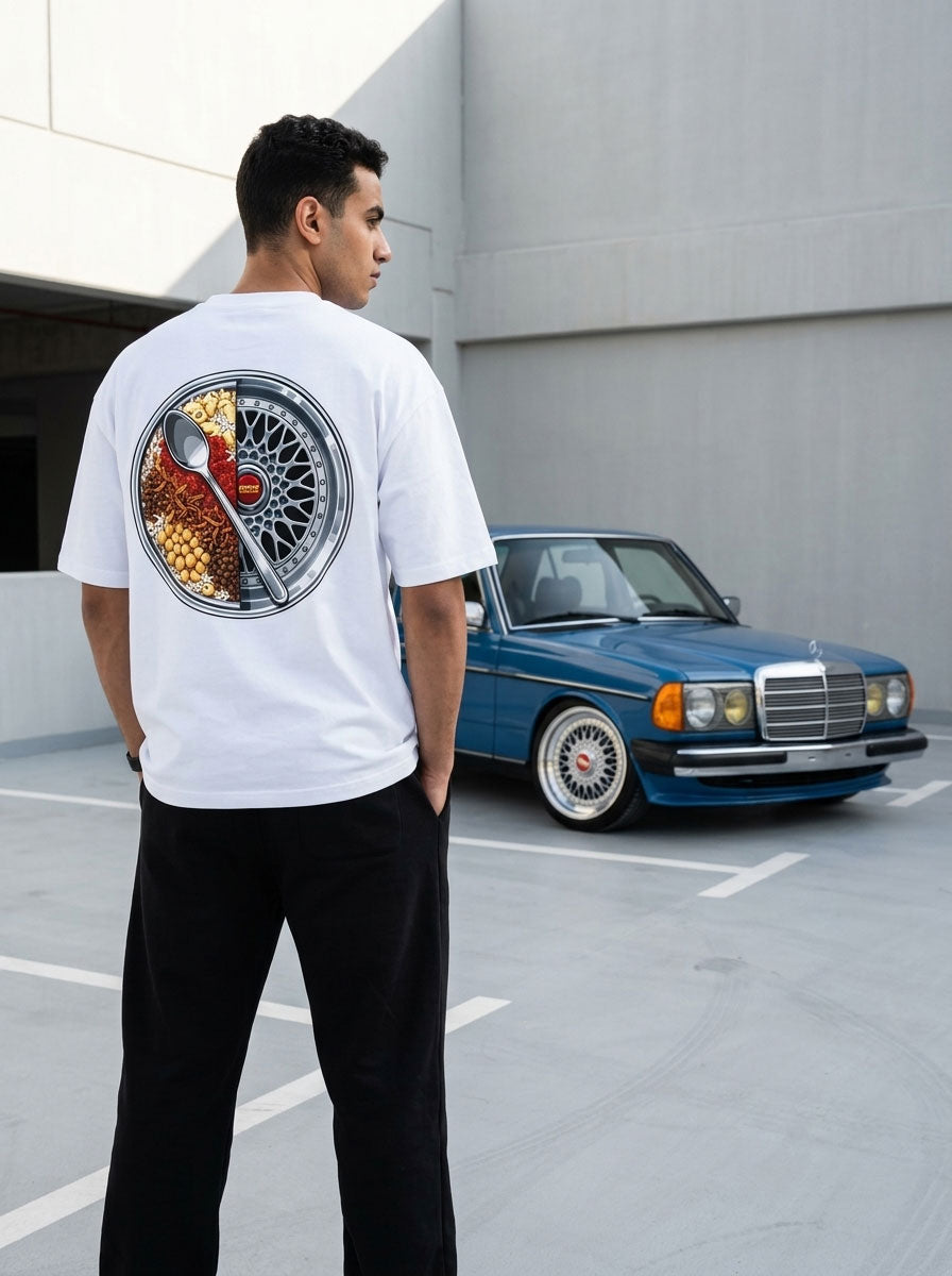 Oriental Dish - Oversized Light Tee